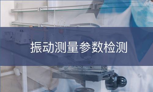振动测量参数检测