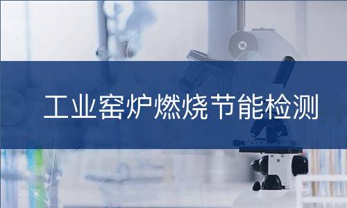 工业窑炉燃烧节能检测