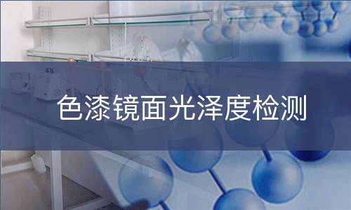 色漆镜面光泽度检测