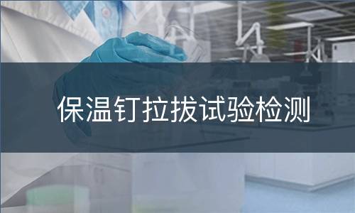 保温钉拉拔试验检测