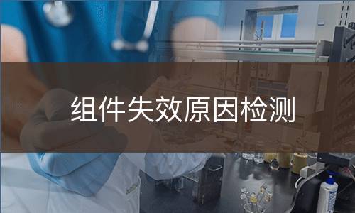 组件失效原因检测