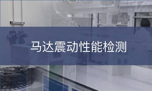 马达震动性能检测