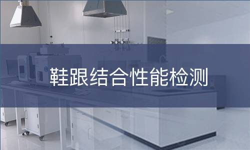 鞋跟结合性能检测