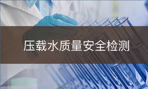压载水质量安全检测
