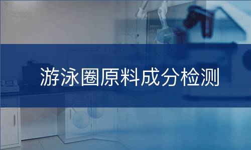 游泳圈原料成分检测
