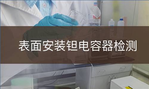 表面安装钽电容器检测