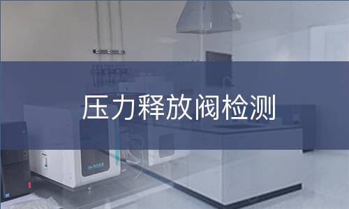 压力释放阀检测