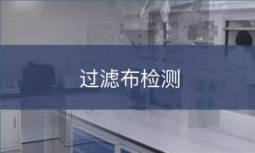 过滤布检测